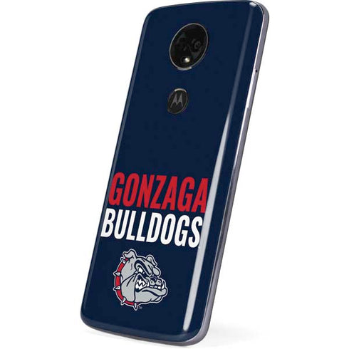 Gonzaga University Bulldogs Bold Moto E5 Plus Skin