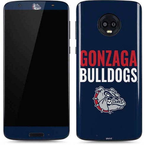 Gonzaga University Bulldogs Bold Moto G6 Skin