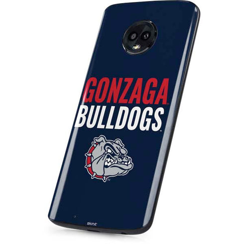 Gonzaga University Bulldogs Bold Moto G6 Skin