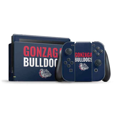 Gonzaga University Bulldogs Bold Nintendo Switch Bundle Skin