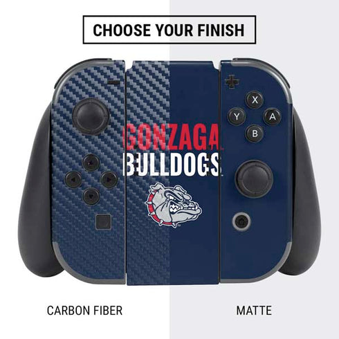 Gonzaga University Bulldogs Bold Nintendo Switch Bundle Skin