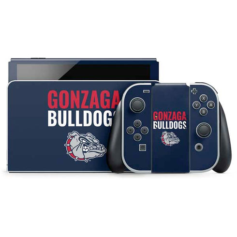 Gonzaga University Bulldogs Bold Nintendo Switch OLED (2021) Skin
