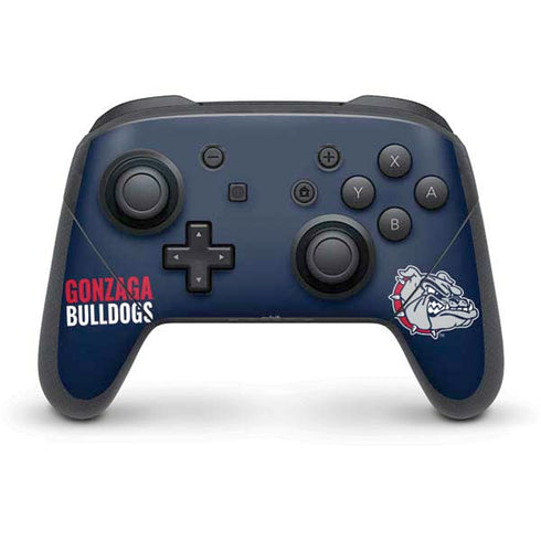 Gonzaga University Bulldogs Bold Nintendo Switch Pro Controller Skin