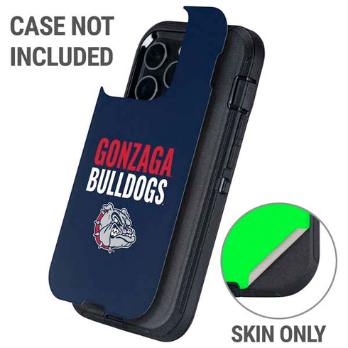 Gonzaga University Bulldogs Bold Otterbox Defender iPhone Skin