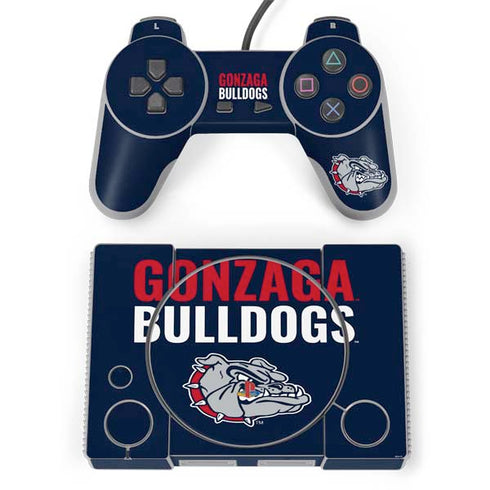 Gonzaga University Bulldogs Bold PlayStation Classic Bundle Skin