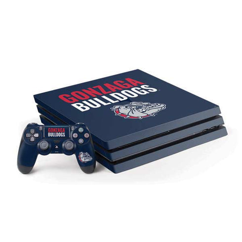 Gonzaga University Bulldogs Bold PS4 Pro Bundle Skin