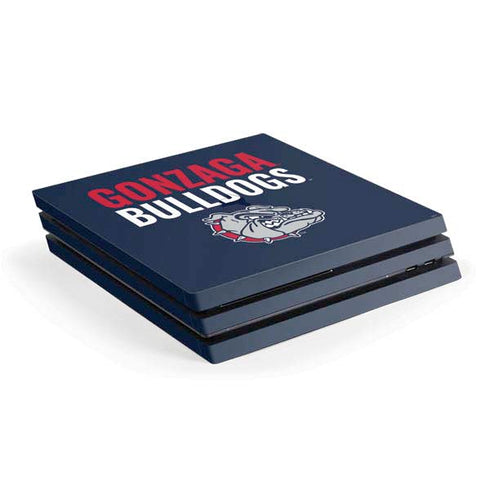 Gonzaga University Bulldogs Bold PS4 Pro Console Skin