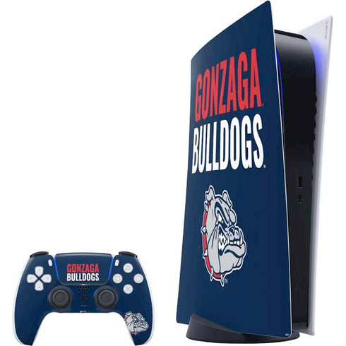 Gonzaga University Bulldogs Bold PS5 Digital Edition Bundle Skin