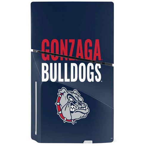 Gonzaga University Bulldogs Bold PS5 Slim Disk Bundle Skin