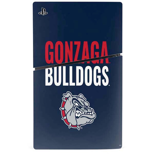 Gonzaga University Bulldogs Bold PS5 Slim Digital Edition Bundle Skin