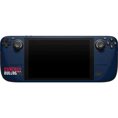 Gonzaga University Bulldogs Bold Steam Deck Handheld Gaming Computer Skin