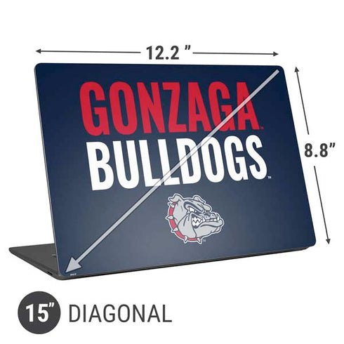 Gonzaga University Bulldogs Bold Universal Laptop 15in (12.2 x 8.8in) Skin