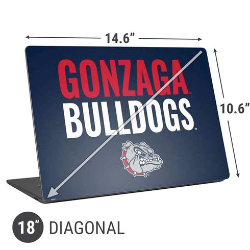 Gonzaga University Bulldogs Bold Universal Laptop 18in (14.6 x 10.6in) Skin