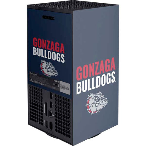 Gonzaga University Bulldogs Bold Xbox Series X Console Skin