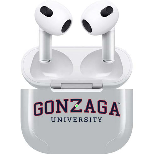 Gonzaga University Collegiate Text Apple AirPods (3rd Gen 2021) Skin