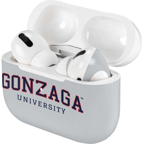 Gonzaga University Collegiate Text Apple AirPods Pro Skin