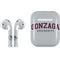 Gonzaga University Collegiate Text Apple AirPods Skin