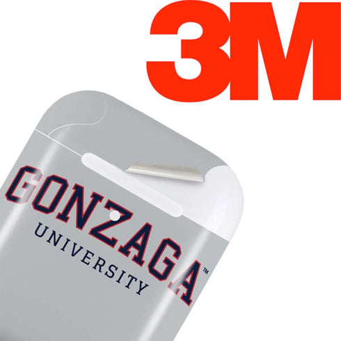 Gonzaga University Collegiate Text Apple AirPods Skin