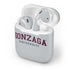 Gonzaga University Collegiate Text Apple AirPods Skin