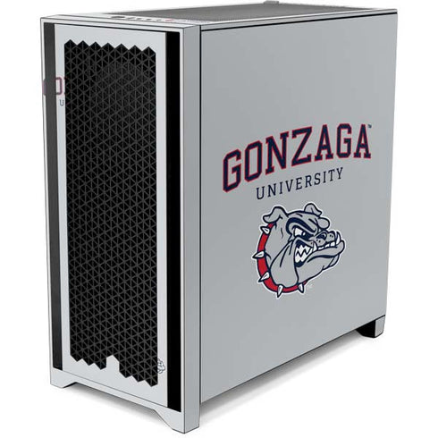 Gonzaga University Collegiate Text Corsair 4000D Tempered Glass Mid-Tower ATX Case Skin