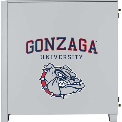 Gonzaga University Collegiate Text Corsair 4000D Tempered Glass Mid-Tower ATX Case Skin