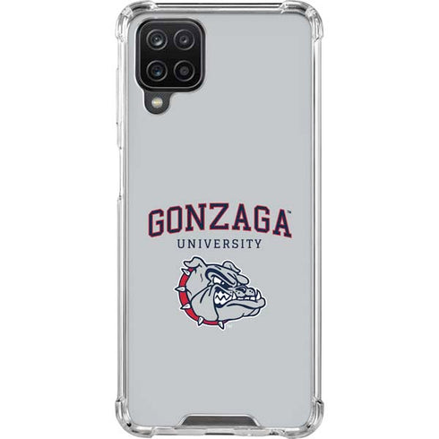 Gonzaga University Collegiate Text Galaxy A12 Clear Case