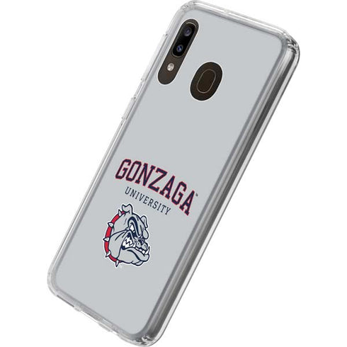 Gonzaga University Collegiate Text Galaxy A20 Clear Case