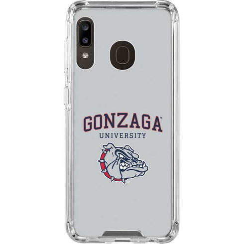 Gonzaga University Collegiate Text Galaxy A30 Clear Case