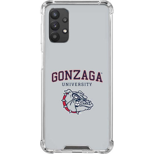 Gonzaga University Collegiate Text Galaxy A32 5G Clear Case