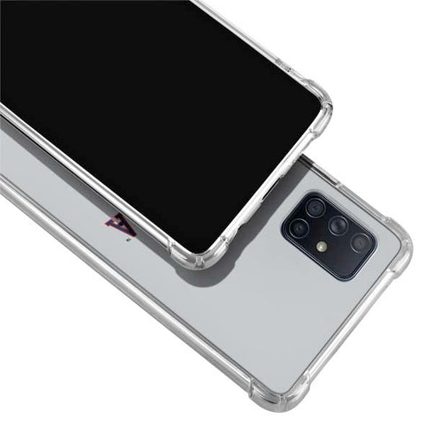 Gonzaga University Collegiate Text Galaxy A71 5G Clear Case