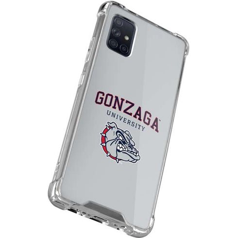 Gonzaga University Collegiate Text Galaxy A71 5G Clear Case
