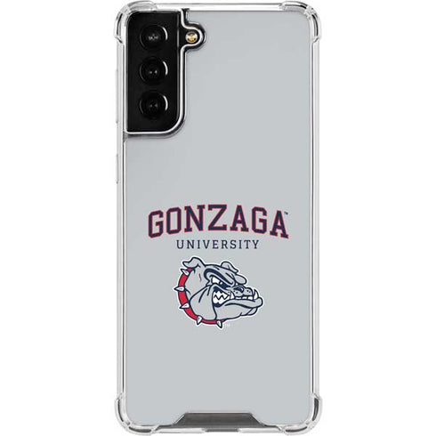 Gonzaga University Collegiate Text Galaxy S21 FE Clear Case