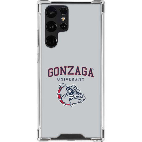Gonzaga University Collegiate Text Galaxy S22 Ultra Clear Case