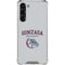 Gonzaga University Collegiate Text Galaxy S23 Plus Clear Case