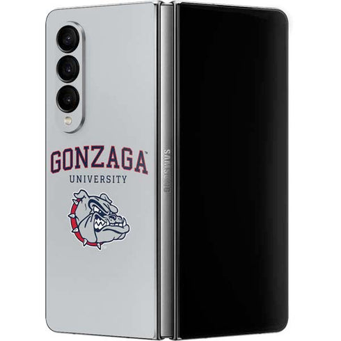 Gonzaga University Collegiate Text Galaxy Z Fold4 5G Skin