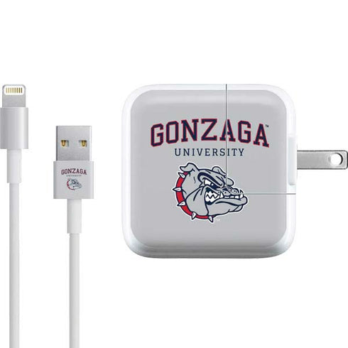 Gonzaga University Collegiate Text iPad Charger (10W USB) Skin