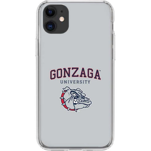 Gonzaga University Collegiate Text iPhone 11 Clear Case
