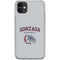 Gonzaga University Collegiate Text iPhone 11 Clear Case