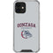 Gonzaga University Collegiate Text iPhone 12 Clear Case