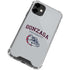Gonzaga University Collegiate Text iPhone 12 Clear Case