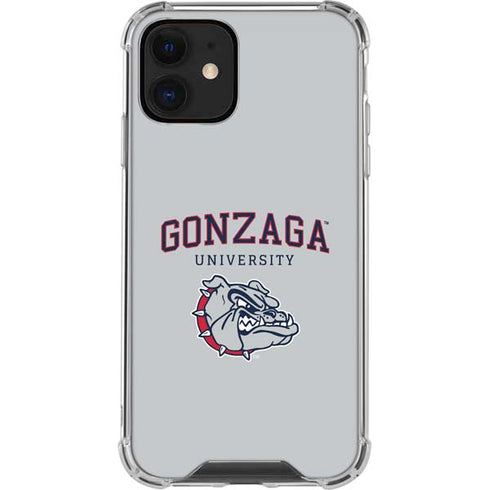 Gonzaga University Collegiate Text iPhone 12 Mini Clear Case