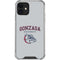 Gonzaga University Collegiate Text iPhone 12 Mini Clear Case