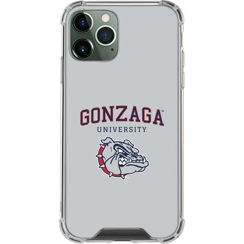Gonzaga University Collegiate Text iPhone 12 Pro Clear Case