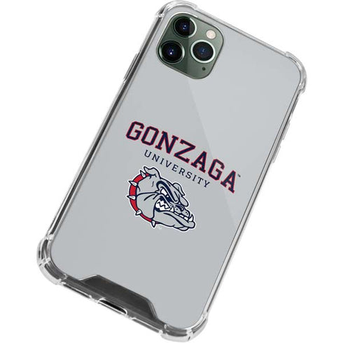 Gonzaga University Collegiate Text iPhone 12 Pro Clear Case