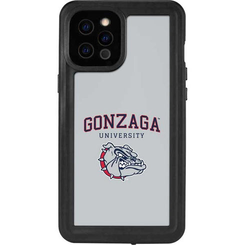 Gonzaga University Collegiate Text iPhone 12 Pro Max Waterproof Case