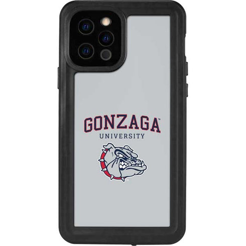 Gonzaga University Collegiate Text iPhone 12 Pro Waterproof Case