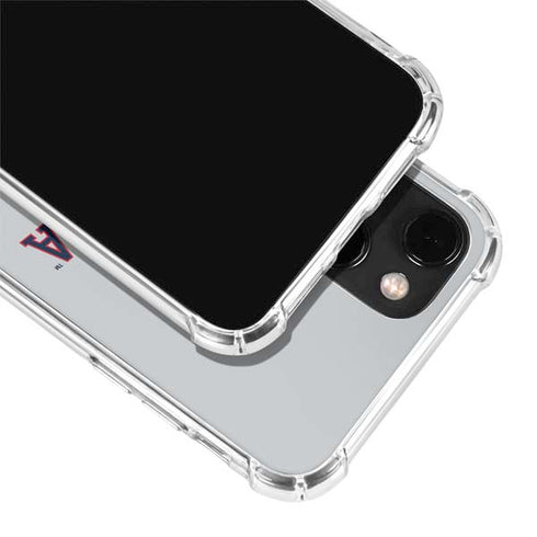Gonzaga University Collegiate Text iPhone 15 Plus Clear Case