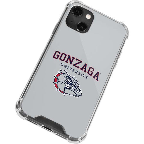 Gonzaga University Collegiate Text iPhone 14 Plus Clear Case