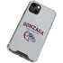 Gonzaga University Collegiate Text iPhone 15 Plus Clear Case