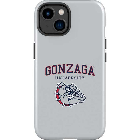 Gonzaga University Collegiate Text iPhone 15 Plus Impact Case